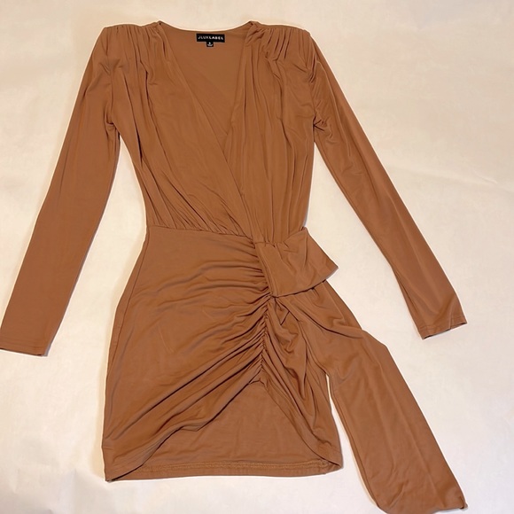 JLUX LABEL TAN DRESS - Picture 3 of 6